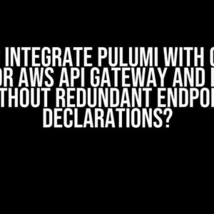 How to Integrate Pulumi with OpenAPI Spec for AWS API Gateway and Lambda Without Redundant Endpoint Declarations?