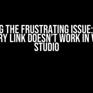 Solving the Frustrating Issue: Static Library Link Doesn’t Work in Visual Studio