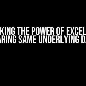 Unlocking the Power of Excel Cells Sharing Same Underlying Data